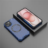 Husa pentru Honor 400 Lite, Techsuit HoneyComb Shield MagSafe, alb