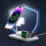 Incarcator wireless UGREEN CD278 (90326), pentru iPhone, Apple Watch, AirPods, Qi2, 25W, MFi Certified, alb