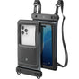 Spigen (2 pack) Husa Impermeabila A611P (ACS09348), IPX8, pentru Phone, max 6.9, Matte Negru