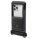 Spigen (2 pack) Husa Impermeabila A611P (ACS09348), IPX8, pentru Phone, max 6.9, Matte Negru