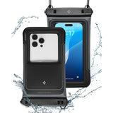 Spigen (2 pack) Husa Impermeabila A611P (ACS09348), IPX8, pentru Phone, max 6.9, Matte Negru