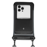Spigen (2 pack) Husa Impermeabila A611P (ACS09348), IPX8, pentru Phone, max 6.9, Matte Negru