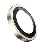 Folie de protectie pentru iPhone 15, Blueo Original Metal Frame Lens Protector