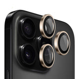 Folie de protectie pentru iPhone 16 Pro, Blueo Original Metal Frame Lens Protector