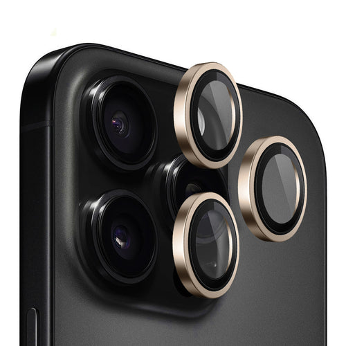 Folie de protectie pentru iPhone 16 Pro, Blueo Original Metal Frame Lens Protector
