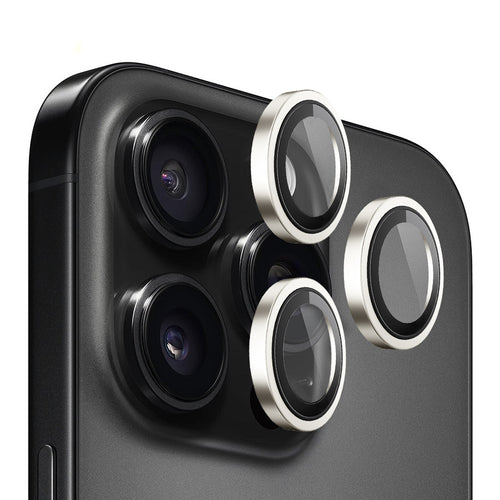 Folie de protectie pentru iPhone 14 Pro, Blueo Original Metal Frame Lens Protector