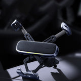 Suport auto Baseus (C40483401813-00), pentru Phone/Tablet, Piele Finish, Retractabil Arms, Auto Clamping, negru
