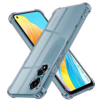Husa pentru OPPO A78 4G, Techsuit Shockproof Clear Silicone, fumuriu