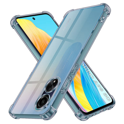 Husa pentru OPPO A98 5G, Techsuit Shockproof Clear Silicone, fumuriu
