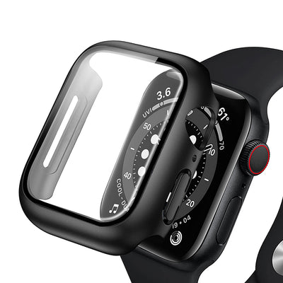 Husa smartwatch pentru Apple Watch 7 45mm, Anank, negru