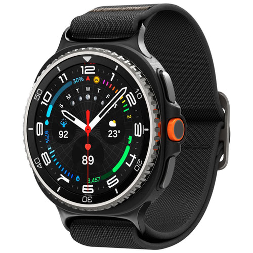 Curea pentru Samsung Galaxy Watch8 40mm, Spigen Lite Fit (AMP10117), negru