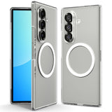 Husa pentru Samsung Galaxy Z Fold7, Spigen Air Skin MagSafe (ACS09545), Crystal Clear/Alb