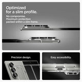 Husa pentru Samsung Galaxy Z Fold7, Spigen Air Skin MagSafe (ACS09545), Crystal Clear/Alb