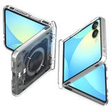Husa pentru Samsung Galaxy Z Flip7, Spigen Ultra Hybrid Pro MagSafe (ACS09560), negru/transparenta