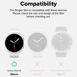 Husa smartwatch pentru Samsung Galaxy Watch8 40mm, Ringke, negru mat