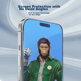 Folie de protectie pentru iPhone 12, Blueo Anti-Glare Matte Glass