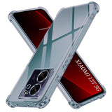 Husa pentru Xiaomi 13T, Techsuit Shockproof Clear Silicone, fumuriu