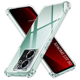 Husa pentru Xiaomi 13T, Techsuit Shockproof Clear Silicone, transparenta
