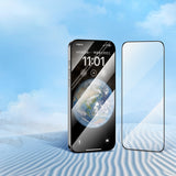 Folie de protectie pentru iPhone 15 Plus, Blueo 2.5D Silk Full Cover HD Glass (5 pack)