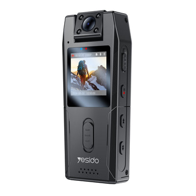 Camera de supraveghere Yesido Digital Smart Camera (KM25), 1.3inch Screen, 1920x1080p, 200MP, Night Vision, negru