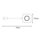 Adaptor Yesido Wireless CarPlay Adapter (KM23), pentru Apple, cu USB to Type-C Cable, Bluetooth V5.0, 1080P, Gri