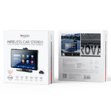 Yesido Wireless Car Stereo (KM18), Dual HD Camera, Bluetooth 5.2, Plug&Play, CarPlay, Android Auto, AirPlay, Negru