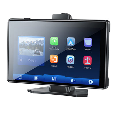 Yesido Wireless Car Stereo (KM18), Dual HD Camera, Bluetooth 5.2, Plug&Play, CarPlay, Android Auto, AirPlay, Negru