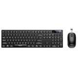 Tastatura Yesido Wireless Keyboard and Mouse Set (KB42), 2.4GHz, 1000DPI, Plug&Play, Smart Chip, negru