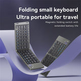 Tastatura Yesido Pliabil Keyboard (KB27), Type-C, 150mAh, Bluetooth 5.0, Compact Design, Ultra-Thin, negru