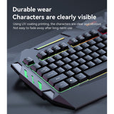Tastatura Yesido Wireless Keyboard (KB21), pentru Gaming, Mechanical, Wired, cu RGB Light, 104 Full-key Layout, 1.5m, negru