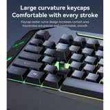 Tastatura Yesido Wireless Keyboard (KB21), pentru Gaming, Mechanical, Wired, cu RGB Light, 104 Full-key Layout, 1.5m, negru