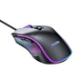 Mouse wireless Yesido Wired Gaming Mouse (KB20), cu RGB Light, DPI:1000-7200, USB, Windows/XP/7/8/10/11/MAC 05, 110cm, negru