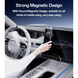 Suport auto Yesido Suport auto (C227), Magnetic Ventuza vacuum, pentru Bord, 360, 16N, Universal, negru