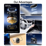 Suport auto Yesido Suport auto (C227), Magnetic Ventuza vacuum, pentru Bord, 360, 16N, Universal, negru