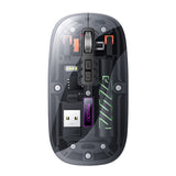 Mouse wireless Yesido Mouse wireless (KB29), Type-C, BT+ 2.4G Connection, 800/1200/1600DPI, 400mAh, alb