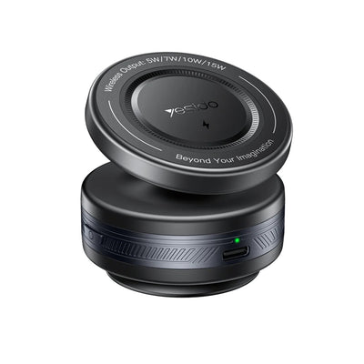 Suport auto Yesido cu Wireless Charging (C310), cu MagSafe Support, pentru Bord, Full Automatic, Anti-shaking, negru