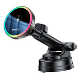 Suport auto Yesido cu Incarcare Wireless (C315), pentru Air Outlet/Bord, Magnetic, Intelligent Management, 15W, negru
