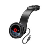 Suport auto Yesido cu incarcare wireless (C314), pentru Bord, cu Retractabil Cable, Type-C, N52 Magnets, 15W, negru