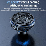 Suport auto Yesido cu Wireless Charging (C311), pentru Dash, Semiconductor, Powerful Cooling, 2x Ambient Lights, 15W, negru