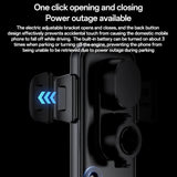 Suport auto Yesido cu Incarcare Wireless (C307), pentru Dasboard, Electric Lock, Transparent Design, Inteligent Chip, 15W, negru