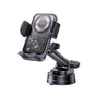 Suport auto Yesido cu Incarcare Wireless (C307), pentru Dasboard, Electric Lock, Transparent Design, Inteligent Chip, 15W, negru