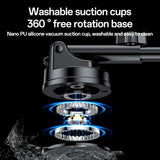 Suport auto Yesido cu Incarcare Wireless (C307), pentru Dasboard, Electric Lock, Transparent Design, Inteligent Chip, 15W, negru