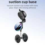 Suport auto Yesido cu Incarcare Wireless (C292), pentru Bord/Parbriz, Indicator LED, Bendable Clema Brat, 15W, negru