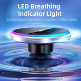 Suport auto Yesido cu Incarcare Wireless (C292), pentru Bord/Parbriz, Indicator LED, Bendable Clema Brat, 15W, negru