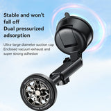 Suport auto Yesido (C266), Magnetic N52, pentru Bord, 360 Baza, Telescopic Clema Brat, Unique Design, 4.7-7.2 inch, negru