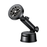 Suport auto Yesido (C266), Magnetic N52, pentru Bord, 360 Baza, Telescopic Clema Brat, Unique Design, 4.7-7.2 inch, negru