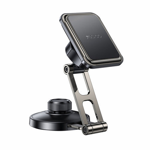 Suport auto Yesido Suport auto (C264), Magnetic, pentru Bord/Parbriz, 360A°, Pliabil Clema Brat, Zinc Alloy, negru