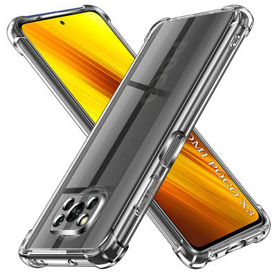 Husa pentru Xiaomi POCO X3 Pro, Techsuit Shockproof Clear Silicone, transparenta
