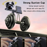 Suport auto Yesido Suport auto (C263), Magnetic, pentru Bord/Parbriz, 360A°, Telescopic Clema Brat, Universal, negru