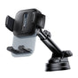 Suport auto Yesido Suport auto (C261), pentru Bord/Parbriz, 360A°, Anti-slip, Transparent Panel, Telescopic Brat, Auto Clip, negru